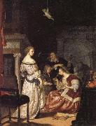Frans van Mieris, The Painter with His Family